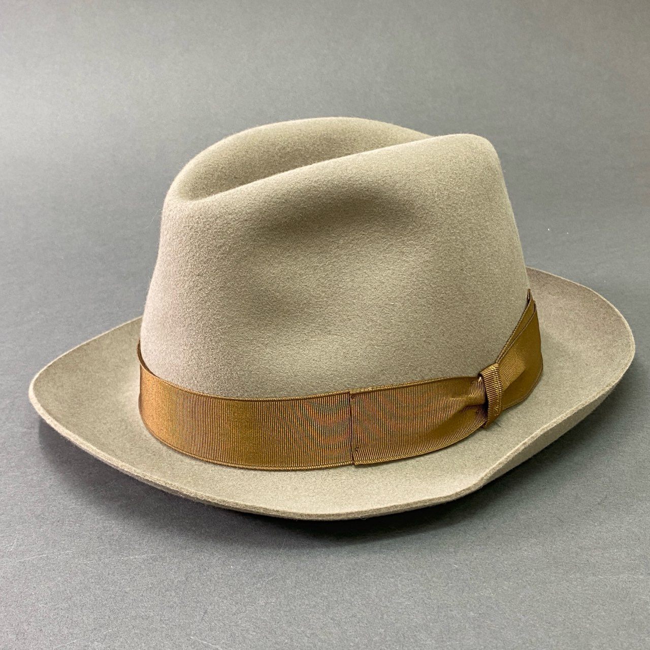 b17 Borsalino ボルサリーノ 1857 ALESSANDRIA イタリア製 ラビットウールハット 60 ベージュ ANTICA CASA 帽子