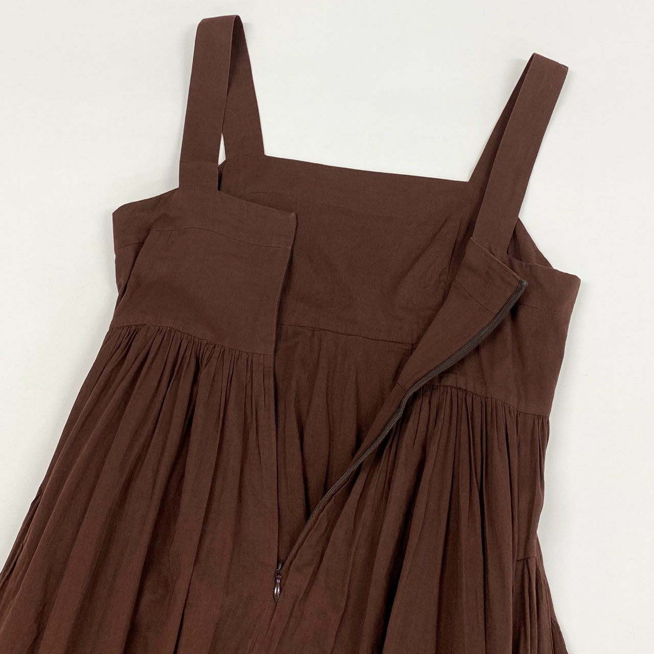 53j17 MARIHA マリハ シンデレラのドレス ノースリーブ ロングワンピース スクエアネック Cacao ブラウン レディース 女性用 3211244017 36 コットンu02t