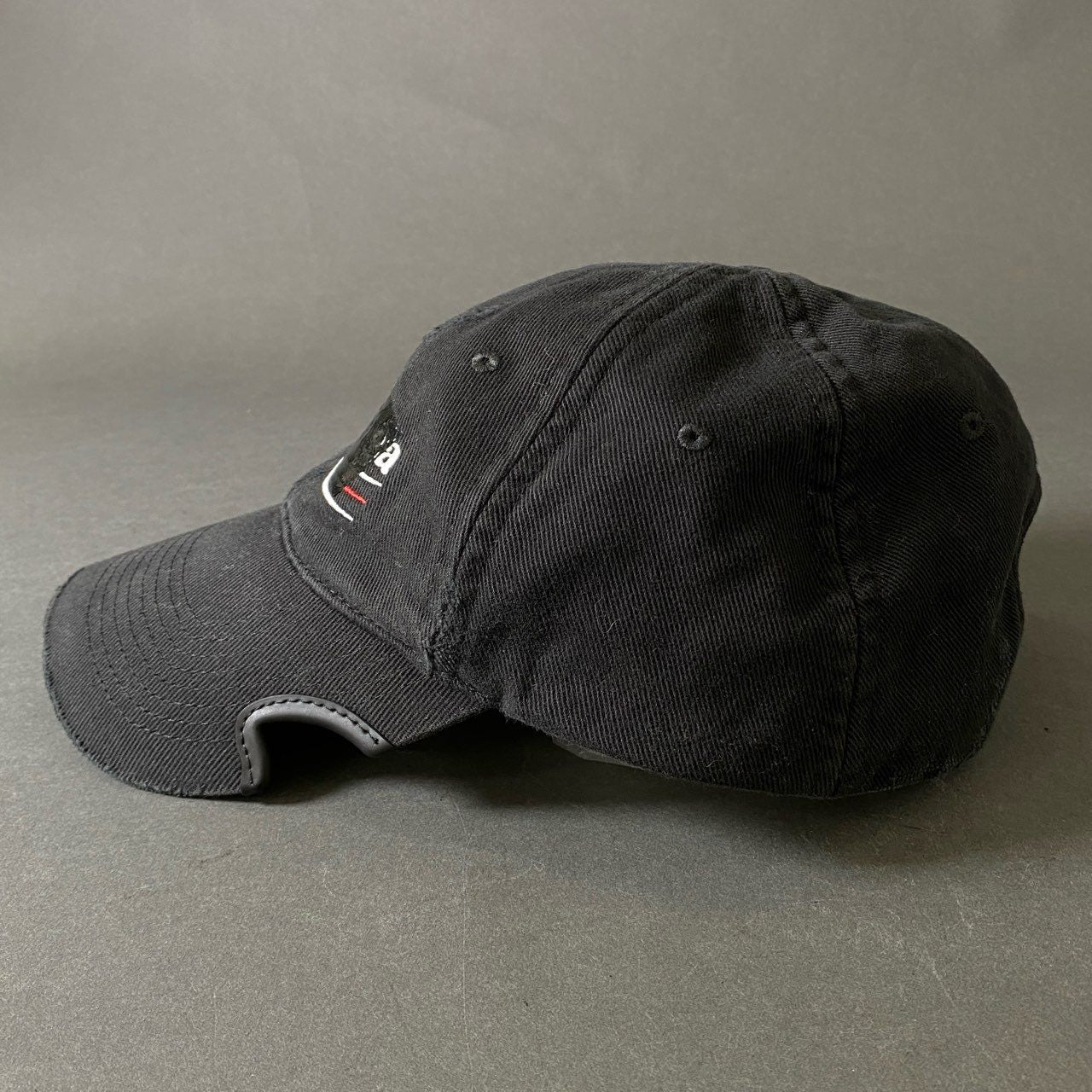 g18 BALENCIAGA バレンシアガ HAT GAFFER キャップ 帽子 M ブラック コットン100%