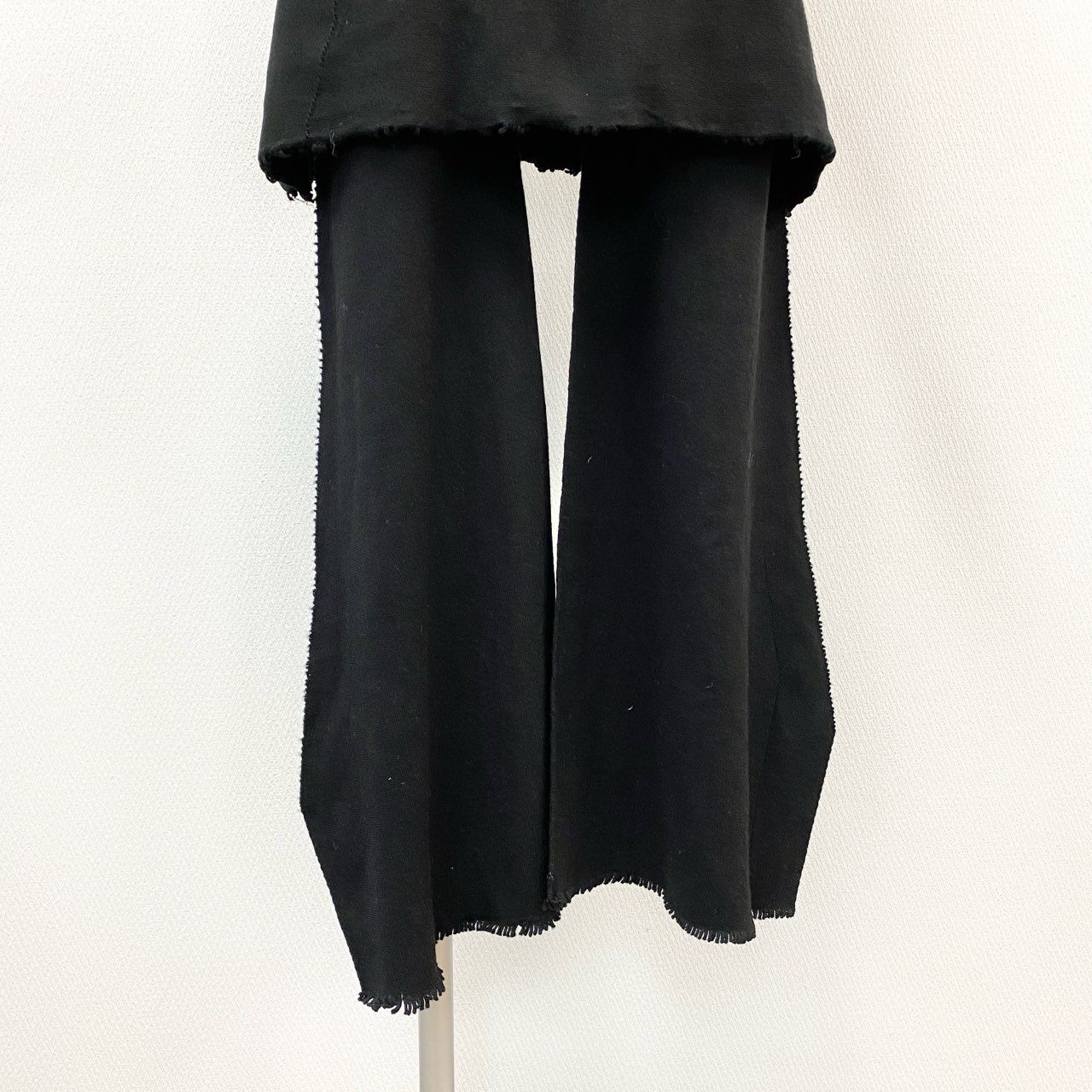 5i12 ISSEY MIYAKE イッセイミヤケ A.POC エーポック ウエストデザイン ニットパンツ リラックスパンツ AP43KF540 ブラック レディースu02t