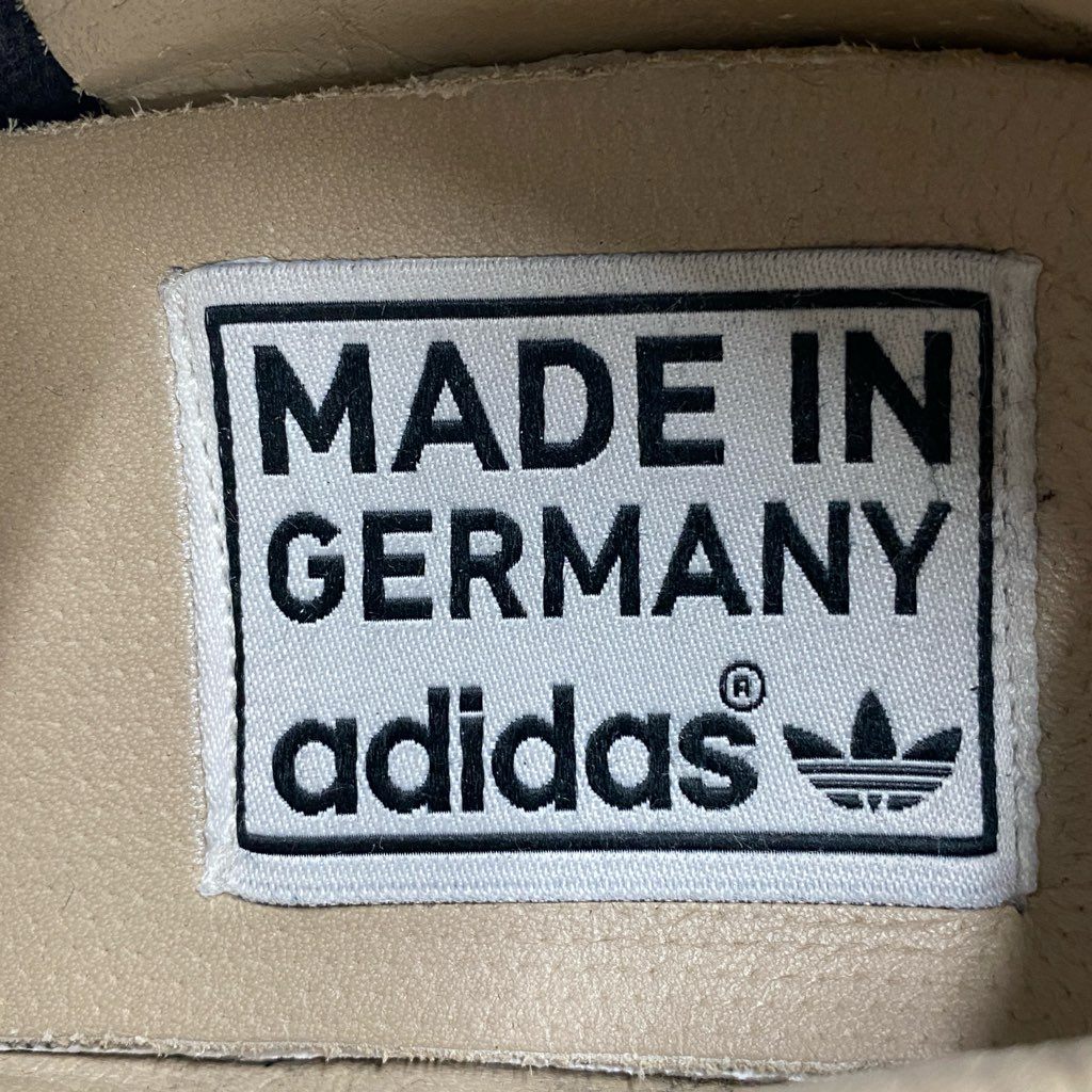 3f6 adidas アディダス ドイツ製 STANSMITH スタンスミス MADE IN GERMANY スニーカー M17166 26.5cm ブラック 鹿革
