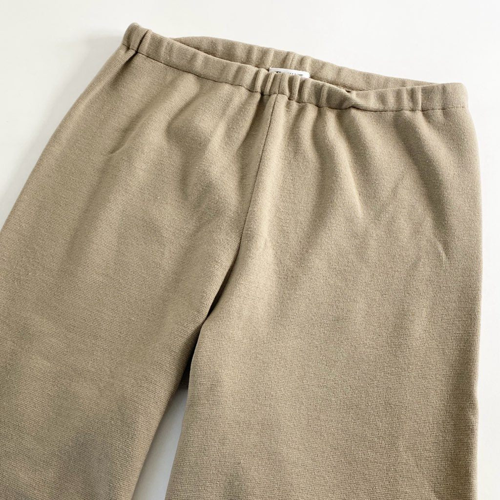 45c24 Deuxieme Classe ドゥーズィエムクラス EVERYDAY I LIKE エヴリディアイライク ニットワイドパンツ 38 ベージュ