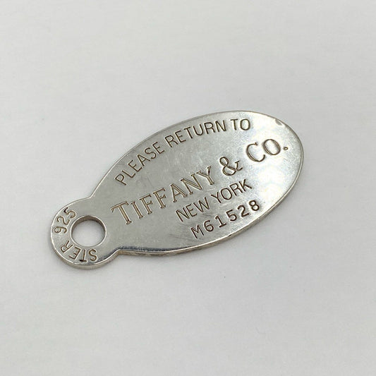 i30 Tiffany ティファニー リターントゥ オーバルタグ ペンダントトップ シルバー 925 silver チャーム アクセサリーt18r