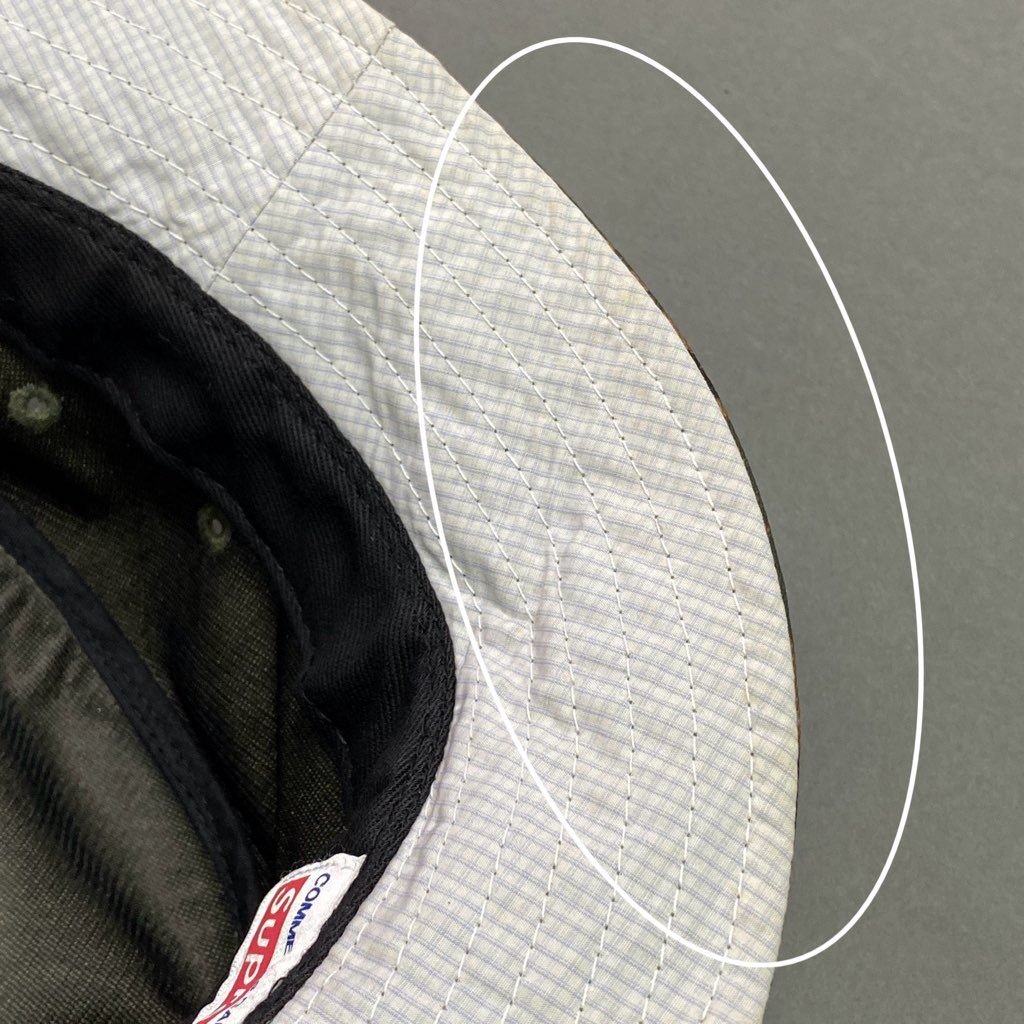d7 Supreme シュプリーム COMME des GARCONS コムデギャルソン SHIRT 13SS Crusher Hat デジカモドット クルーザーハット S/M カーキ