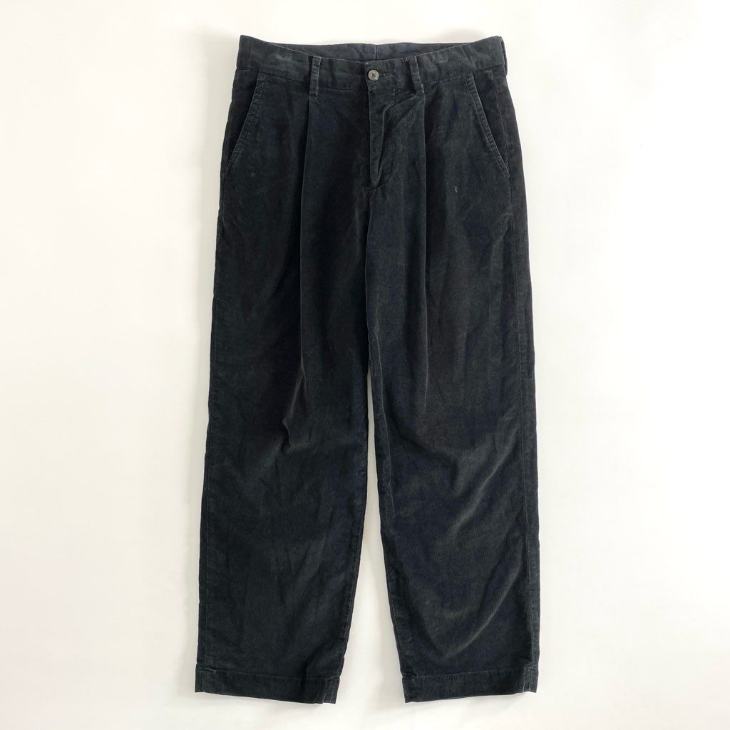 9e21 イタリア製 RICCARD METHA リカルドメッサ VELVET 1TUCK WIDE TROUSERS ベルベット ワンタッ –  VALUE STOCK MALL