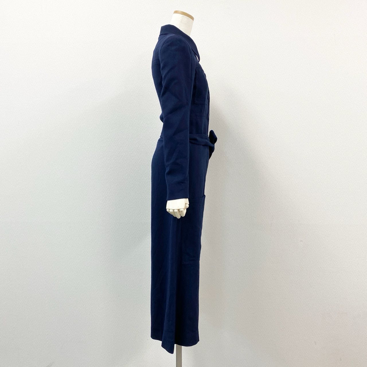1g2 STELLA McCARTNEY ステラマッカートニー ジャンプスーツ オールインワン オーバーオール 長袖 イタリア製 サイズ34 ネイビー レディース 女性用