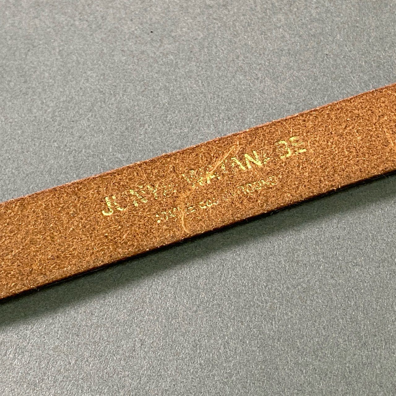 a17 《美品》 JUNYA WATANABE ジュンヤ ワタナベ COMME des GARCONS コムデギャルソン クロコ型押し 細ベルト ブラック レザー シャイニングクロコ ワニ