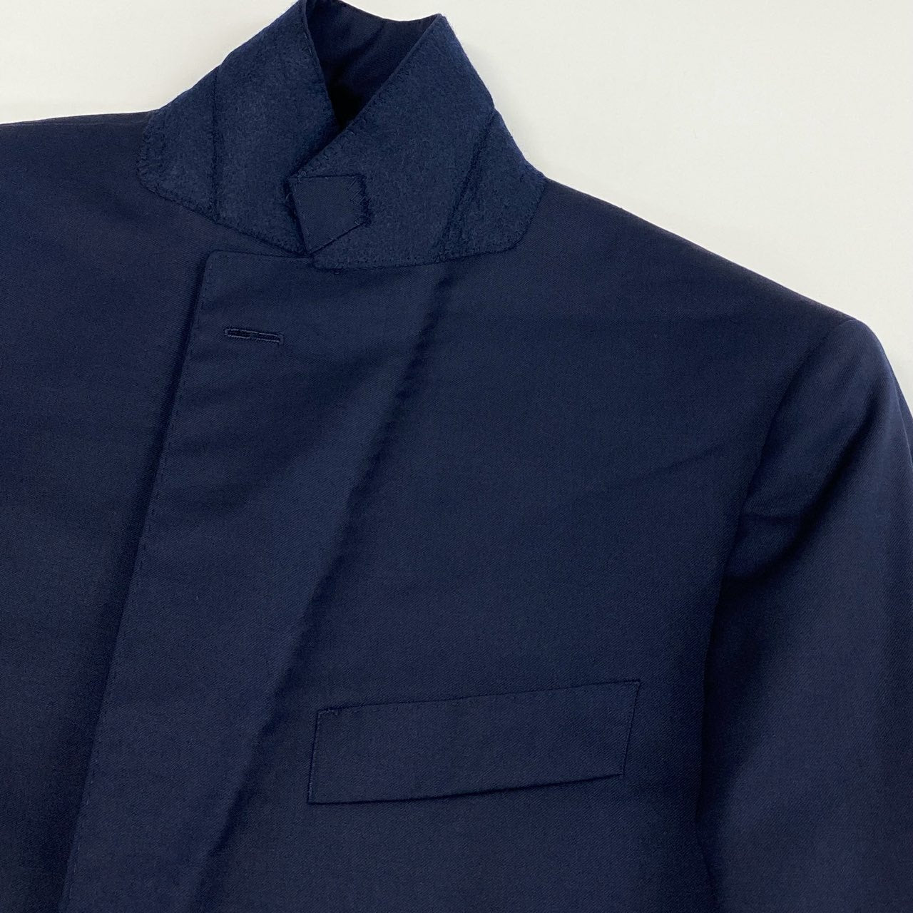 53j17 GINZA GLOBAL STYLE ギンザグローバルスタイル セットアップスーツ 3ピース 高級ライン KAISER シングルスーツ ネイビー メンズu02t