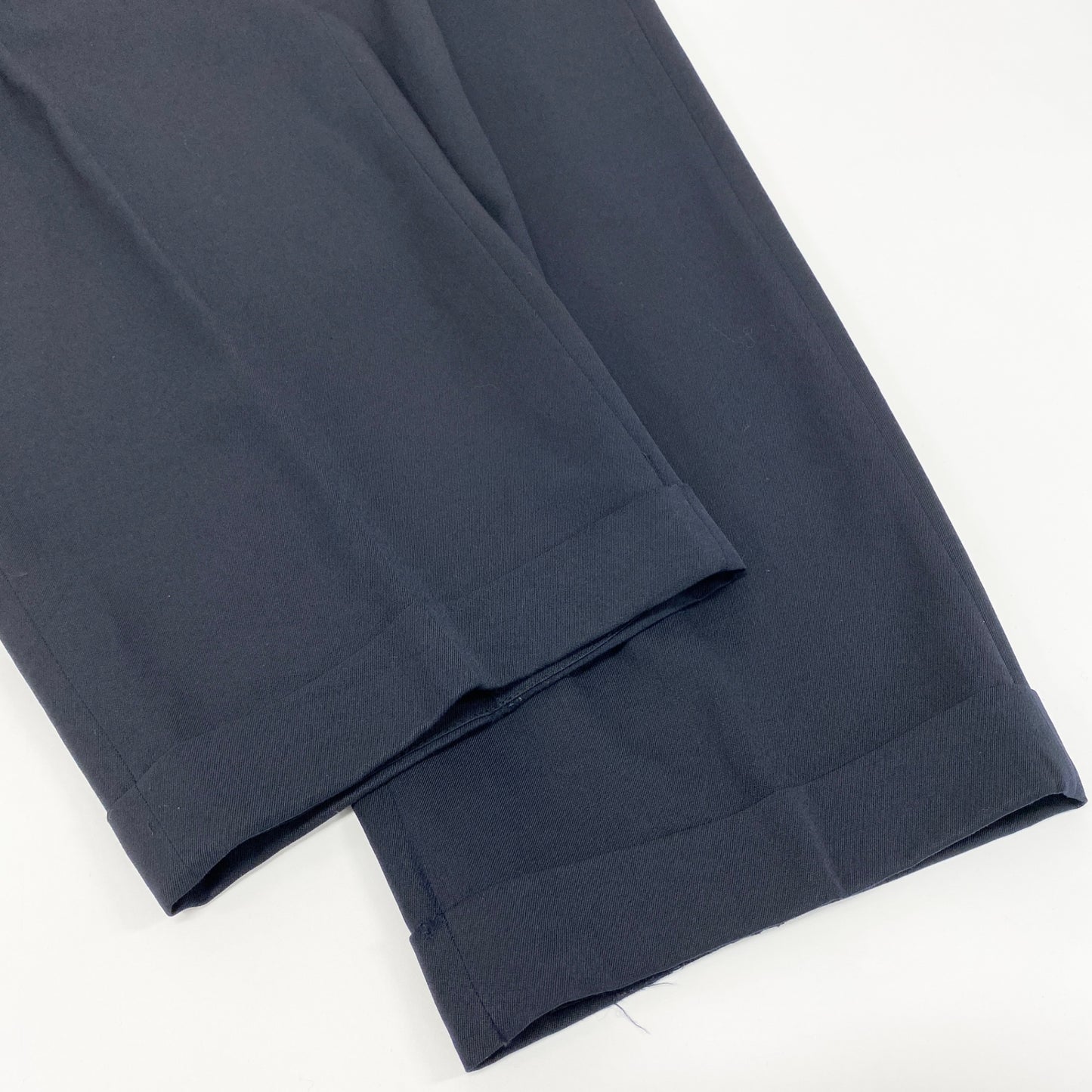 21i29 COMME des GARCONS HOMME コムデギャルソン オム タック スラックス ウール パンツ ボトムス AD1993 日本製 12039M Mサイズ ネイビー メンズo07t
