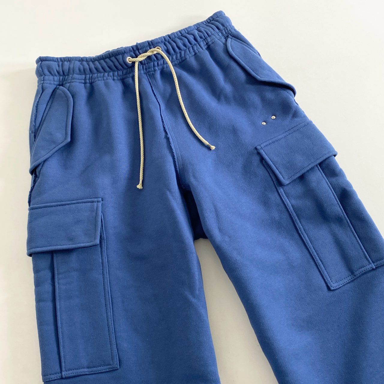 87i1 23SS SUGARHILL シュガーヒル SWEAT CARGO TROUSERS PANTS 1 ブルー スウェット カーゴトラウザーズパンツ