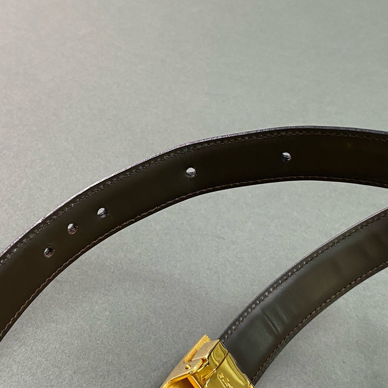 f8 Cartier カルティエ ラブベルト ゴールド金具 68.5-75 ブラック レザー アクセサリー レディース 小物