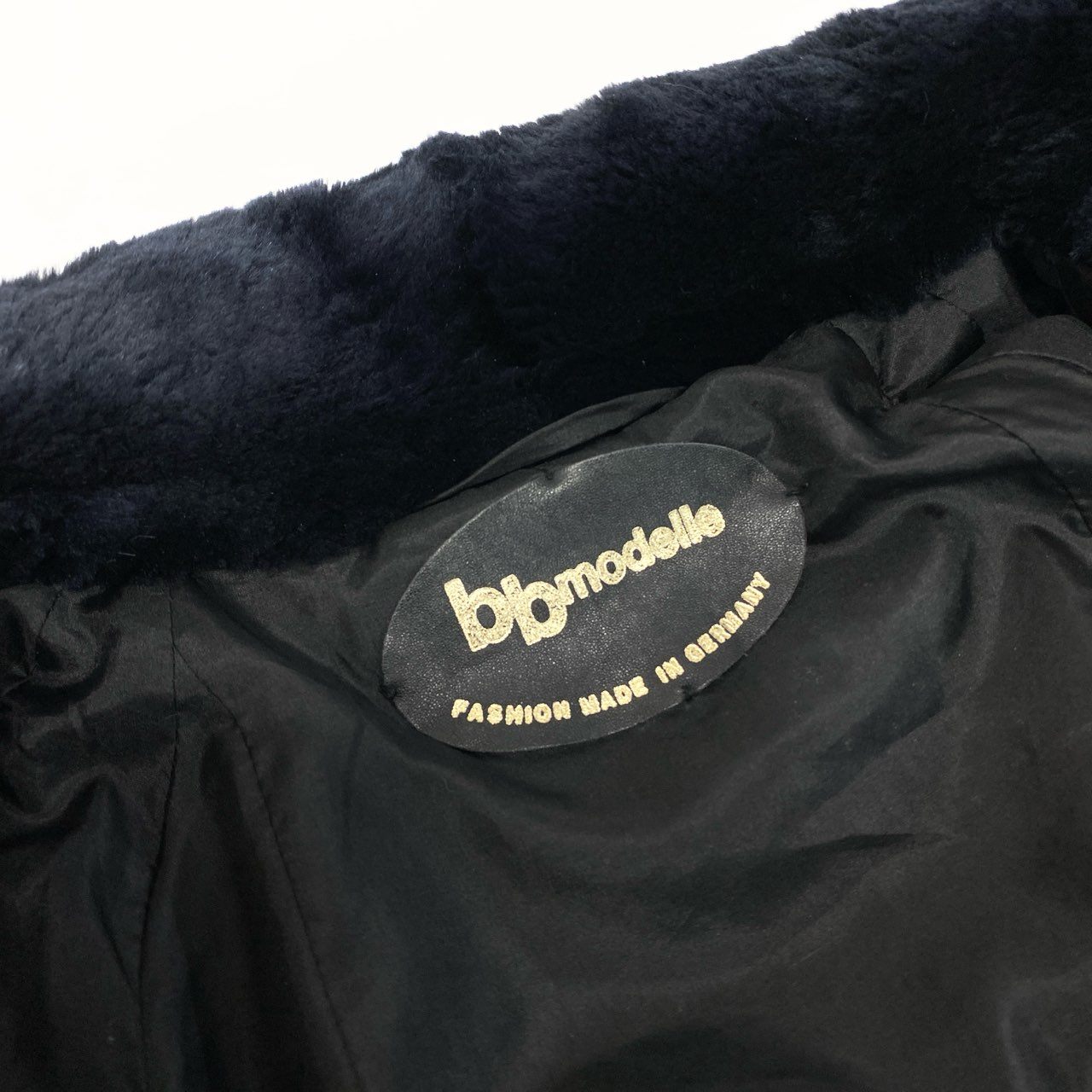 35a15 希少デザイン シェアードファー ロングコート サイズF ダークブルー 本毛皮 Dark Blue Shared Fur Coatt18r