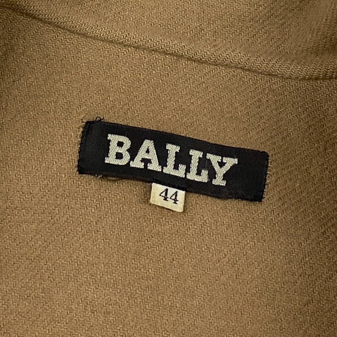 53j17 BALLY バリー オープンフロントコート フーディーコート アウター オールド カシミヤ F ブラウン ベージュ レディースu02t
