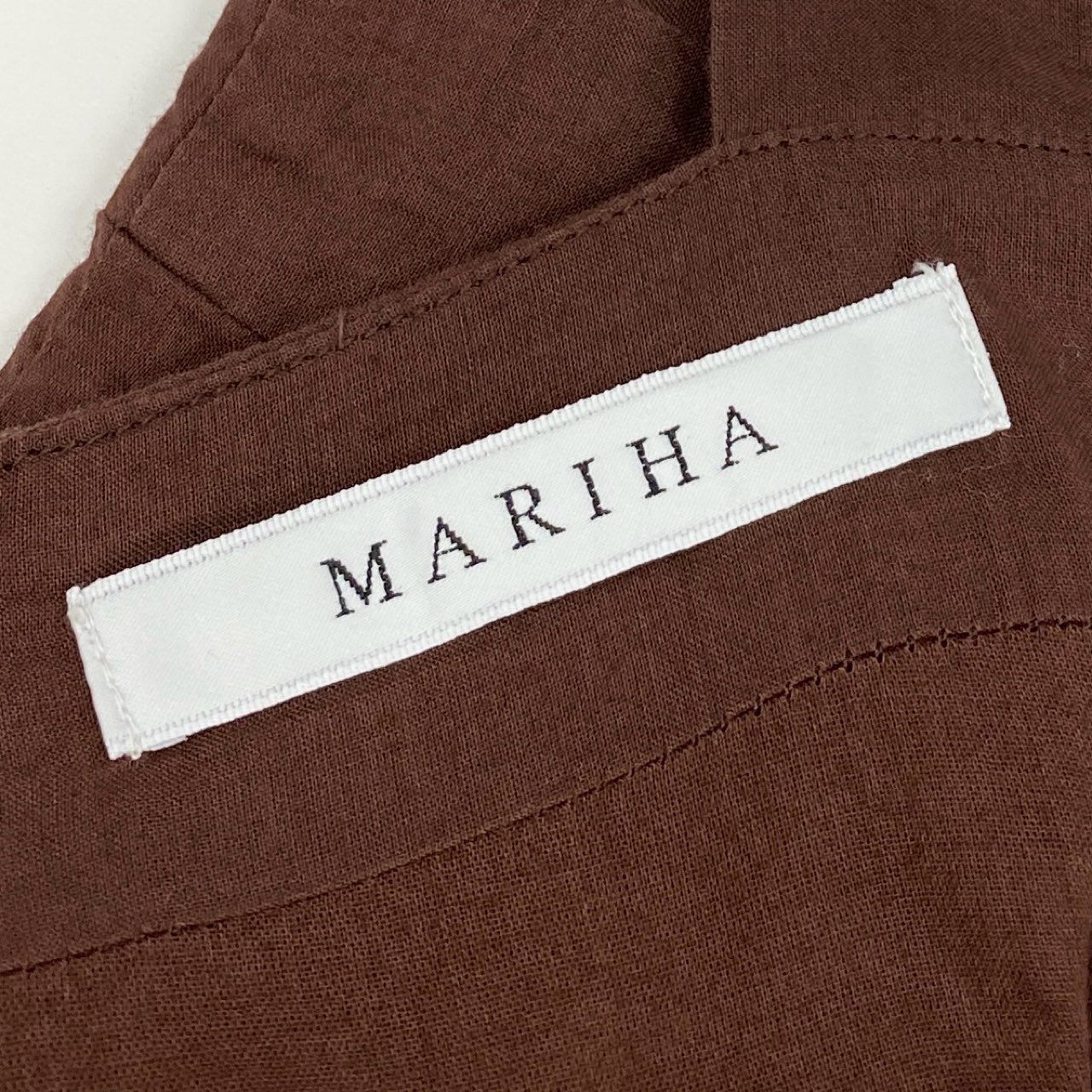 53j17 MARIHA マリハ シンデレラのドレス ノースリーブ ロングワンピース スクエアネック Cacao ブラウン レディース 女性用 3211244017 36 コットンu02t