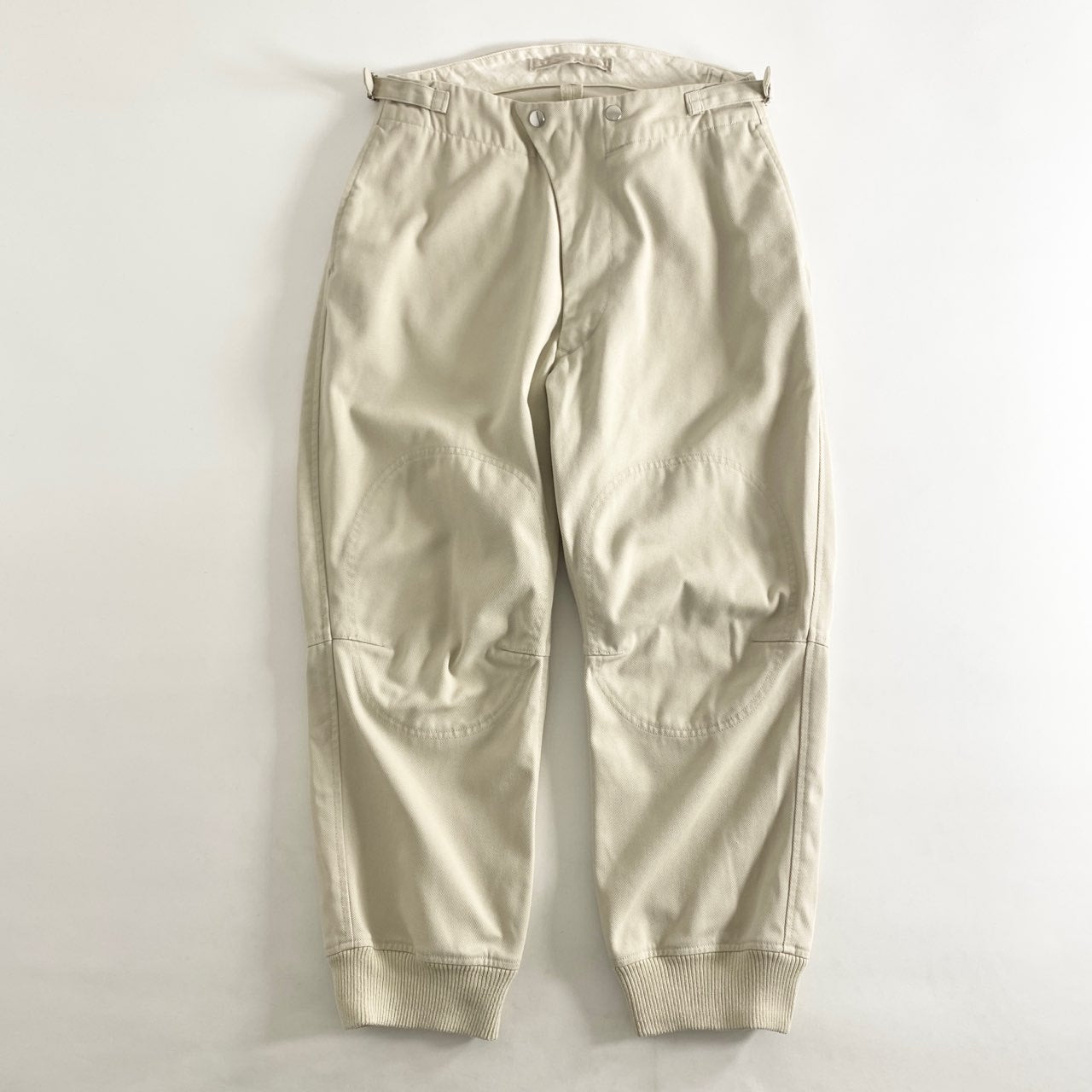 21h7 SOUMO ソウモ 日本製 FLIGHT PANTS フライトパンツ ボトムス 裾リブ 14-SP-001 01 ベージュ