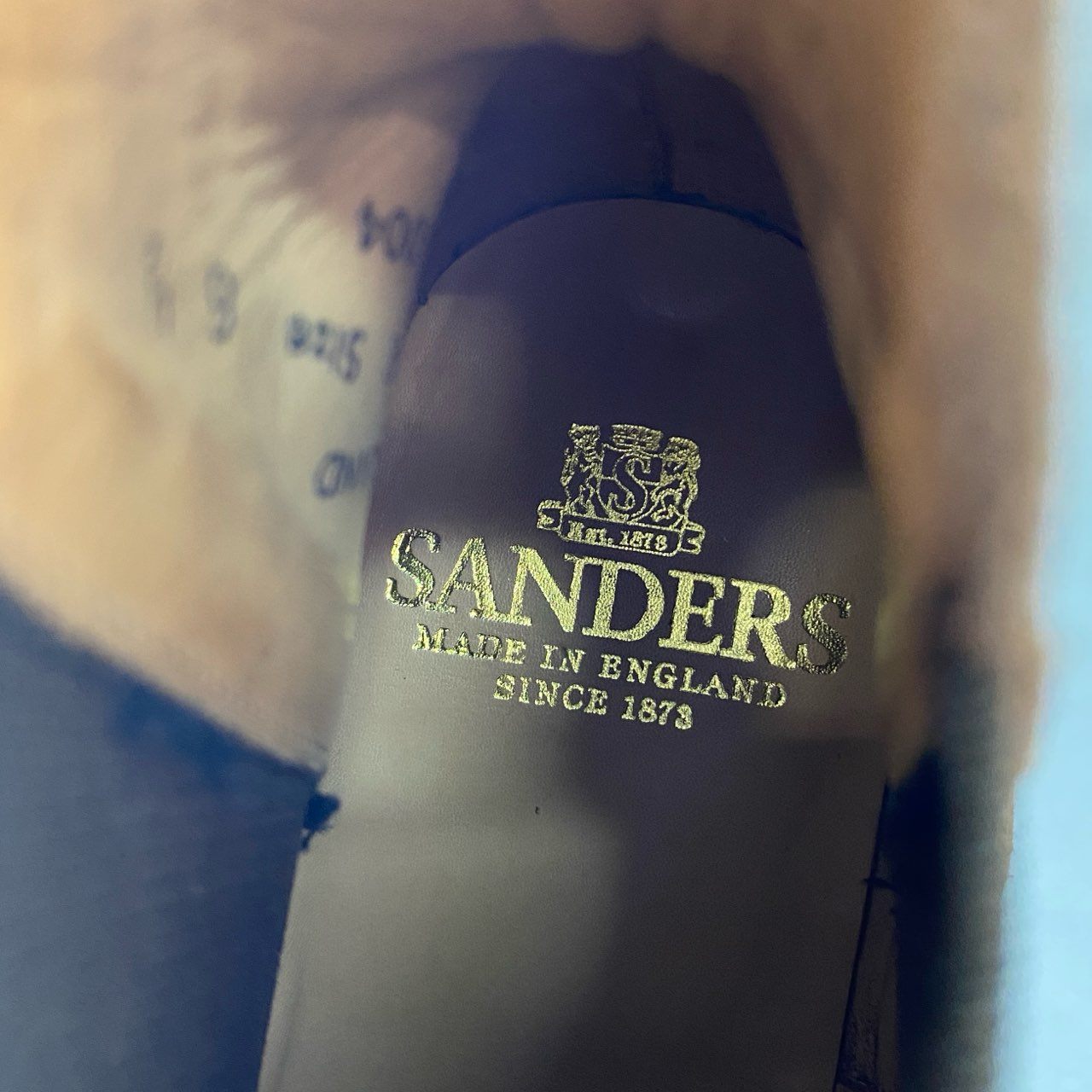 2b27 SANDERS サンダース ADAM CHELSEA BOOT チェルシー サイドゴアブーツ スエードレザー 6 1/2 ブラウン 本革