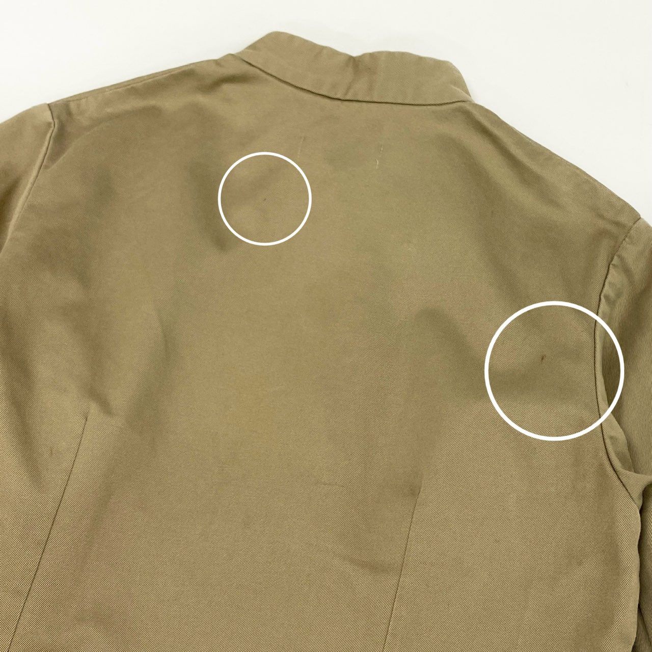 48h15《美品》robe de chambre COMME des GARCONS ローブドシャンブル コムデギャルソン チャイナ シャツジャケット M ベージュ レディース 日本製 AD2004k02i