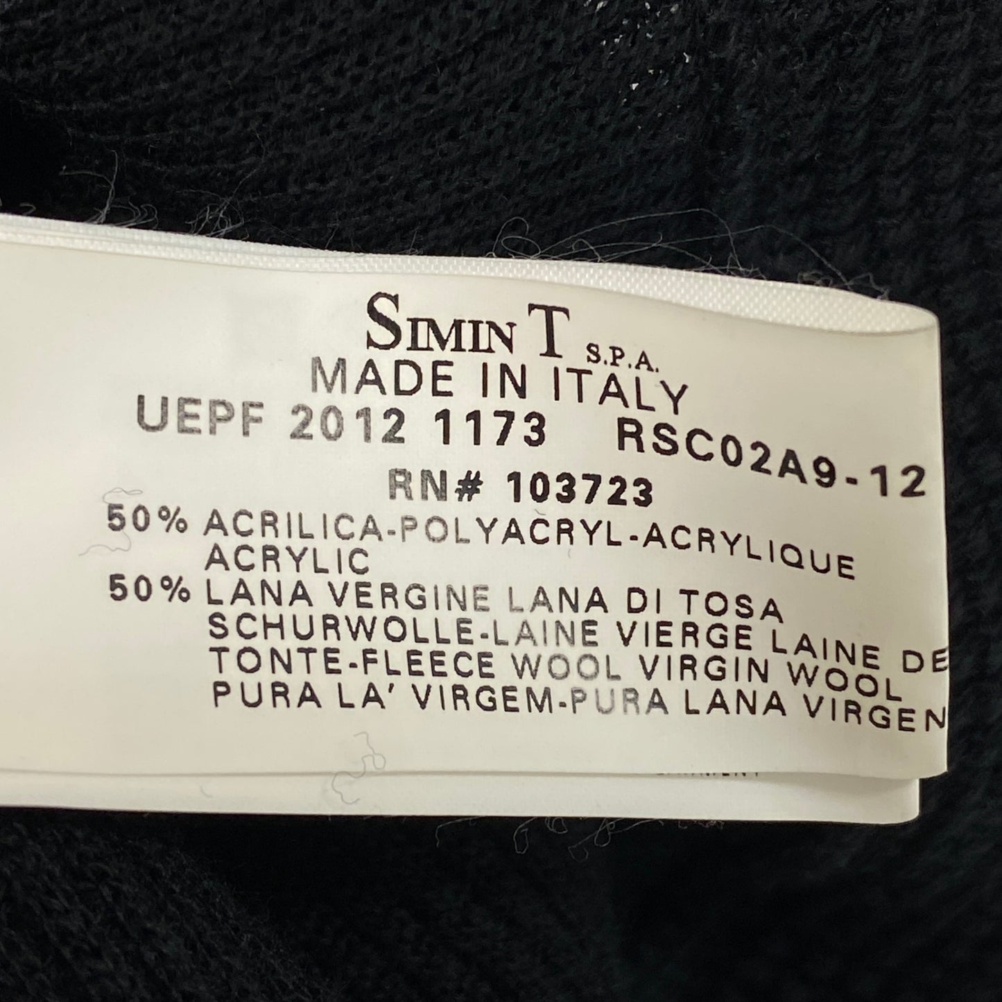 29d16 EMPORIO ARMANI エンポリオアルマーニ ロングスリーブシャツ ワッフルシャツ イタリア製 サイズXL ブラック メンズ 紳士服u02t