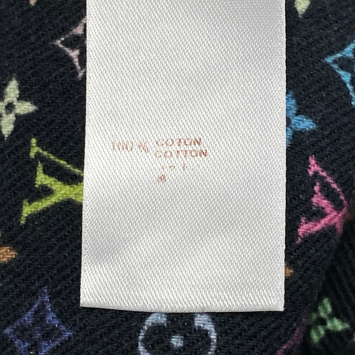 Ij15 LOUIS VUITTON ルイヴィトン マルチモノグラム デニムスカート サイズ40 ブラック コットン100% レディースu02t