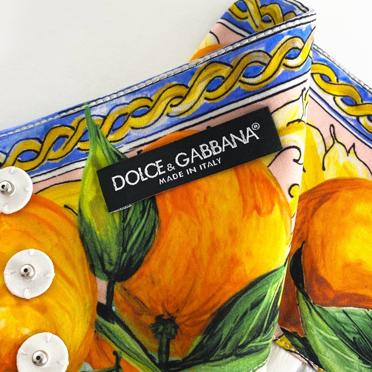 59g26 《未使用保管品》 タグ付 イタリア製 DOLCE&GABBANA ドルチェアンドガッバーナ マヨリカ 総柄プリント スカート ボトムス F4V38T 36 マルチカラー シルク