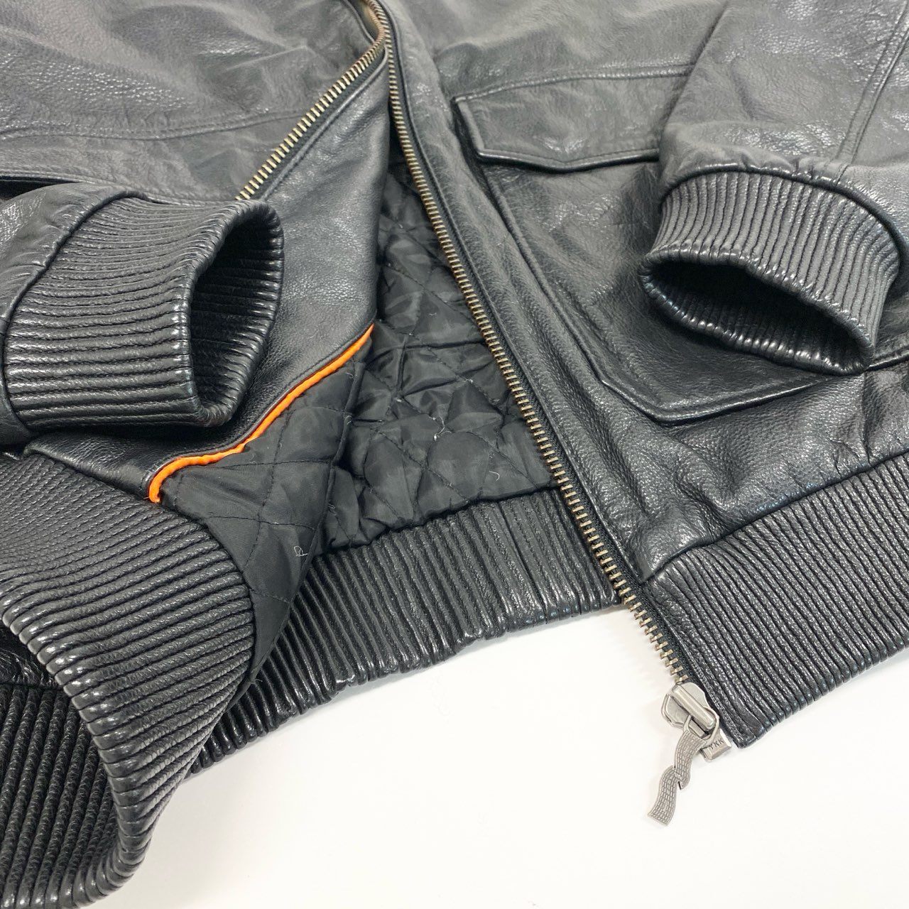 10i16 nudie jeans ヌーディージーンズ G-1 レザージャケット シングルライダース サイズL ブラック 牛革 メンズu02t