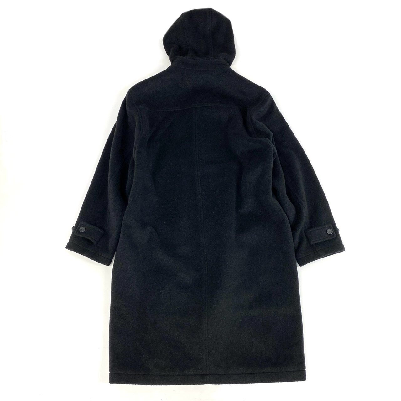 13h29 《美品》Paul Smith ポールスミス フーディーウールコート ロングコート アウター ジャケット Lサイズ ブラック メンズ 男性用u02t