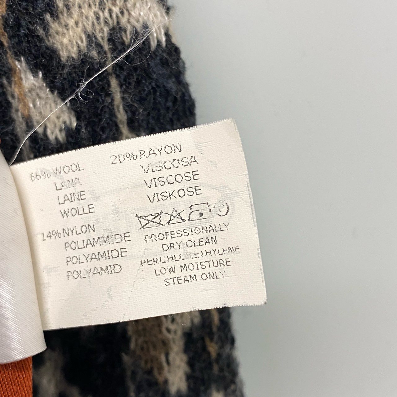 11a30 【美品】MISSONI ミッソーニ ウールニットリバーシブルコート ロングコート 総柄 イタリア製 42サイズ マルチカラー レディース 女性用u02t