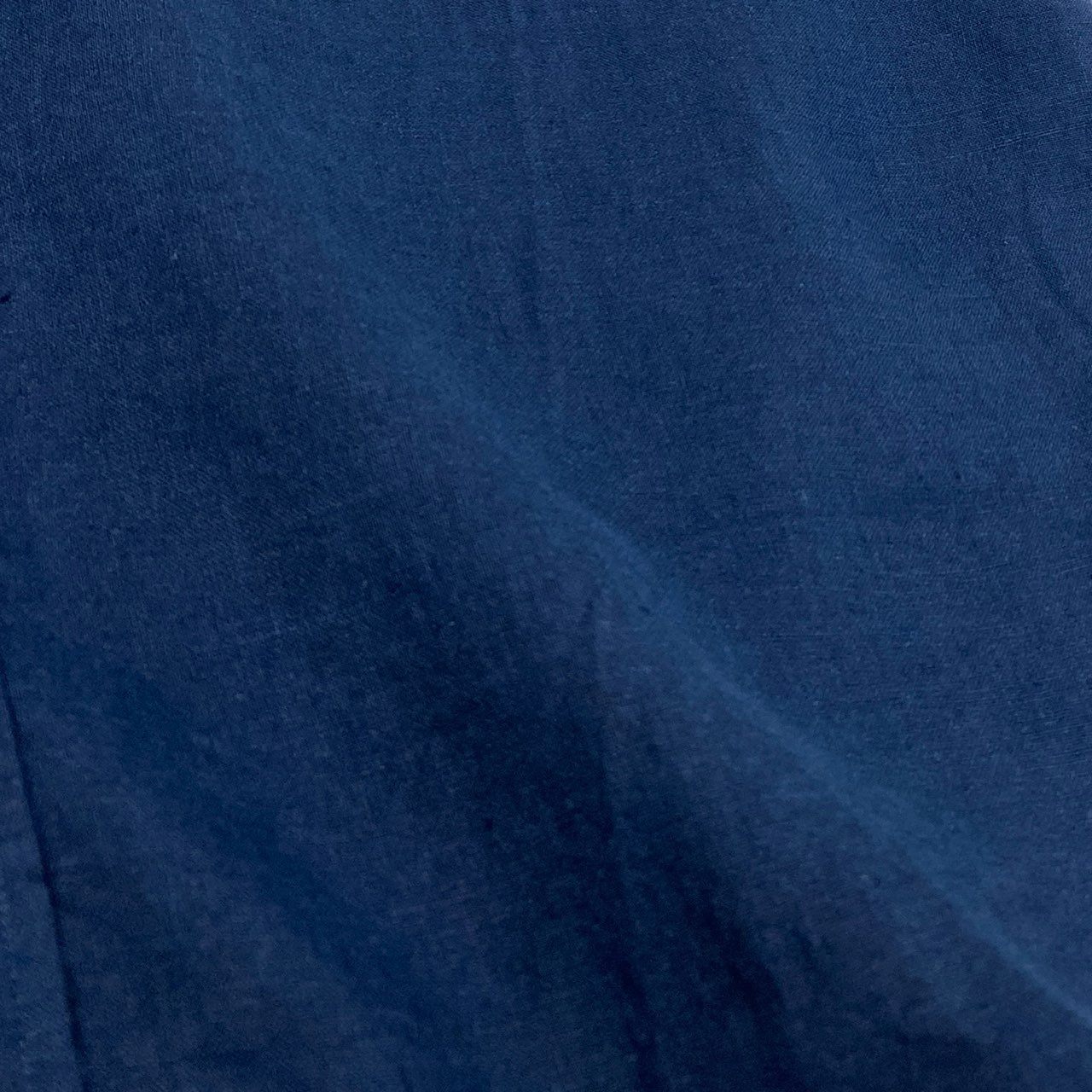 18f19 《未使用保管品》タグ付 LACOSTE ラコステ 総リネン ボタンダウン半袖シャツ ビジネス◎ カジュアル◎ CH8736 4 Lサイズ ネイビー 麻100%