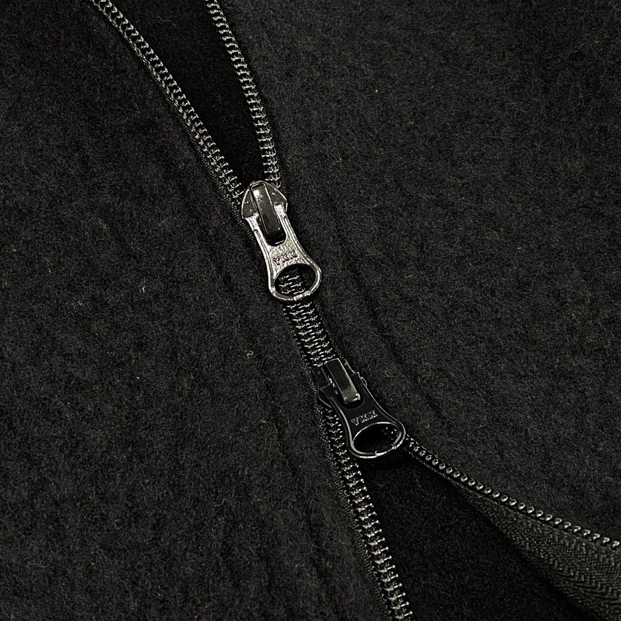 49f2 marka マーカ ZIP UP CARDIGAN WOOL PILE SHEEP ジップアップカーディガン アウター ジャケット 羽織 M21C-17OS01 1 ブラック ウール