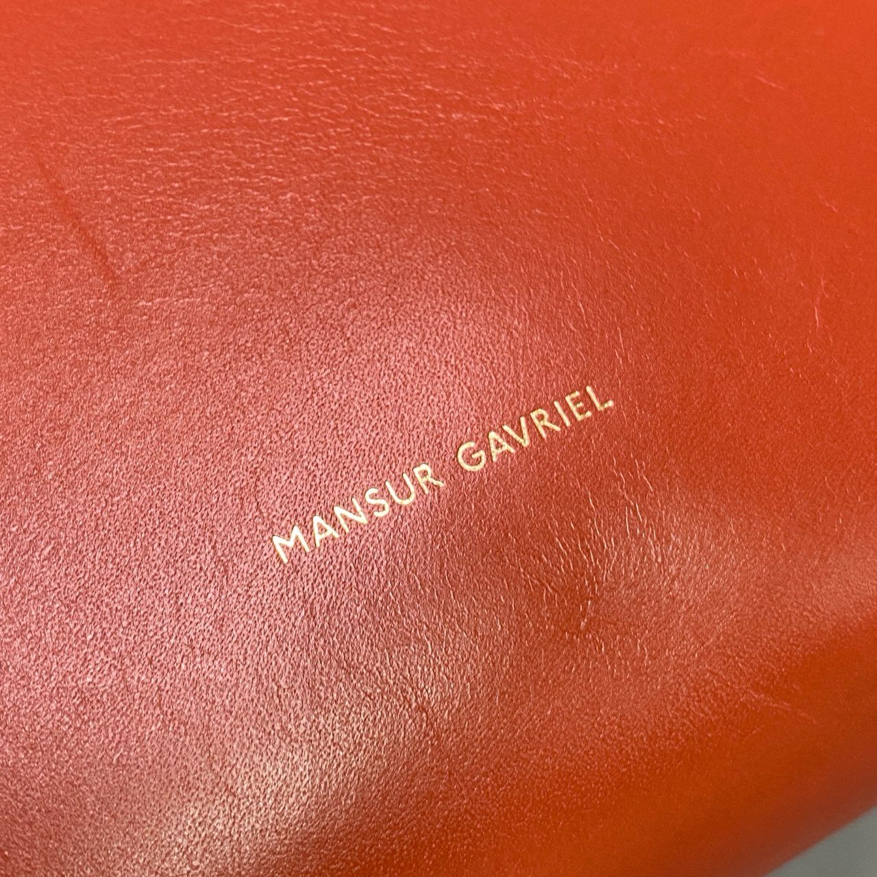 Bc10 MANSUR GAVRIEL マンサーガブリエル レザーショルダーバッグ レッド Leather カバン 大容量◎ Shoulder Bag タグ付き