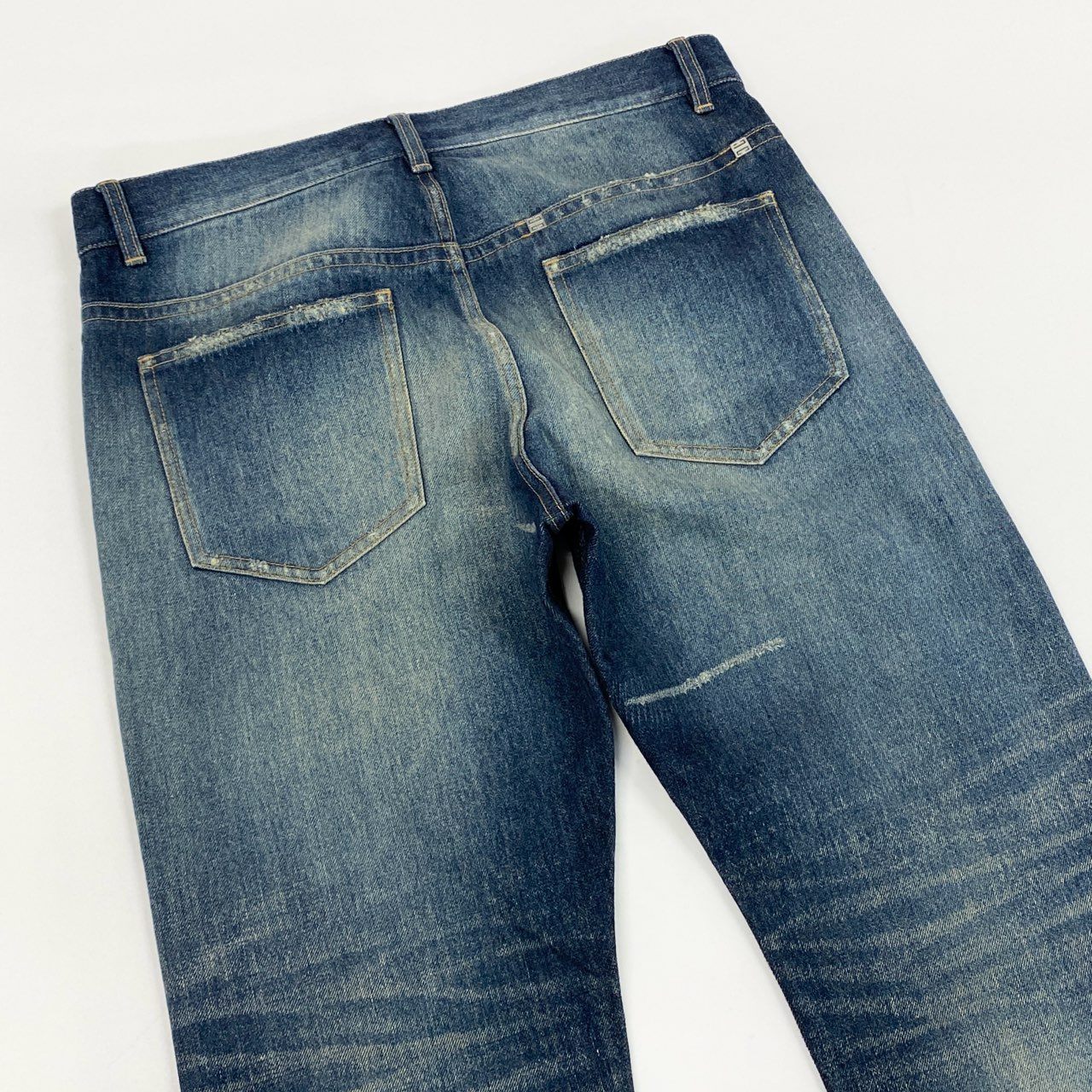 8h4【未使用】GIVENCHY ジバンシー 2023AW ダメージジーンズ ダメージ加工 デニム サイズ31 インディゴ メンズ made in japank02i