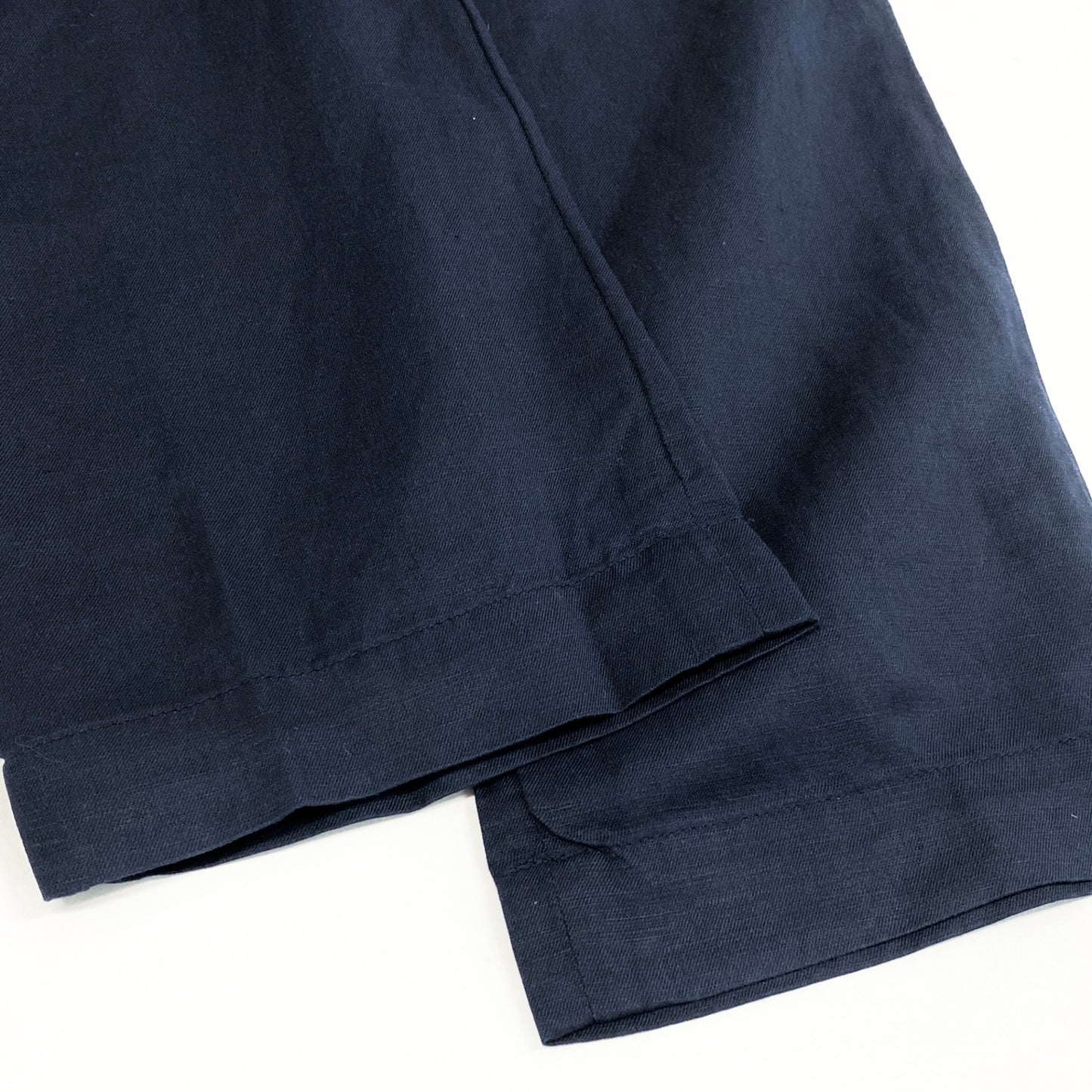 30h29 《極美品》POLO RALPH LAUREN ポロラルフローレン SLIM FIT スリムフィット リネンパンツ パンツ ボトムス 30W 30L ネイビー メンズ 男性用u02t