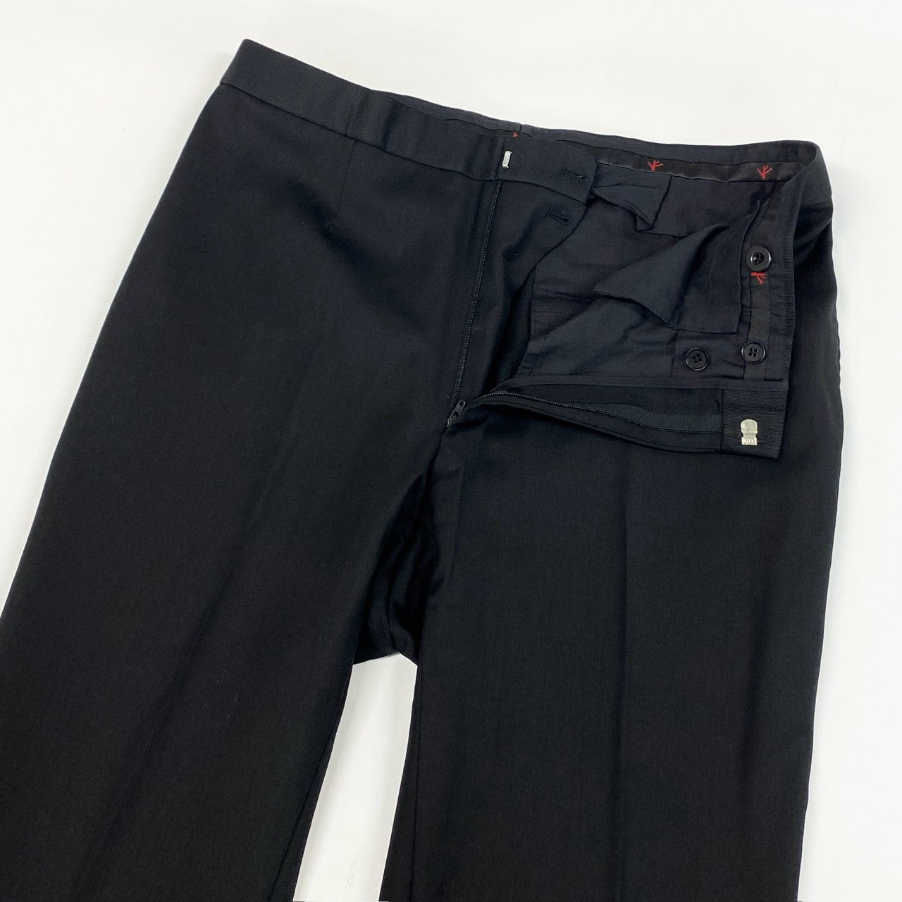 61g23 ISAIA NAPOLI イザイア ナポリ セットアップ スーツ GREGORY グレゴリー ピークドラペル テーラードジャケット スラックスパンツ 大きいサイズ 56 ブラック メンズ