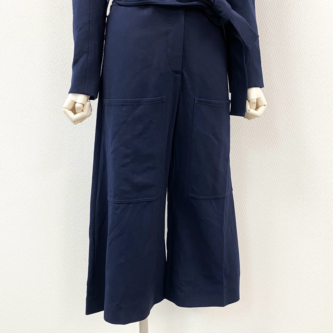 1g2 STELLA McCARTNEY ステラマッカートニー ジャンプスーツ オールインワン オーバーオール 長袖 イタリア製 サイズ34 ネイビー レディース 女性用