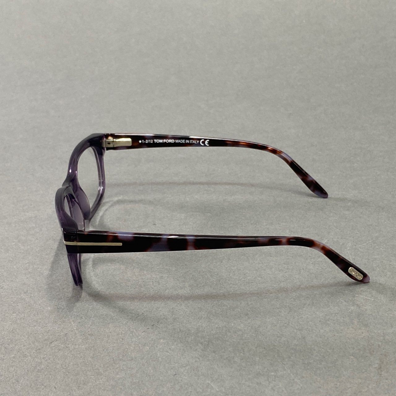 a20 TOM FORD トムフォード バネ蝶番 アイウェア 眼鏡 メガネ TF5184-083 52□18 パープル イタリア製 ケース付き