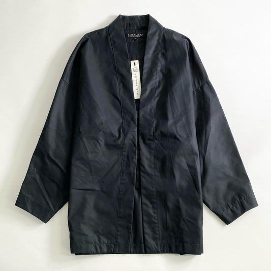 26g17 TAIGALIONA タイガリオナ ハッピ  ガウンジャケット TG-44003 L ブラック メンズ 男性用