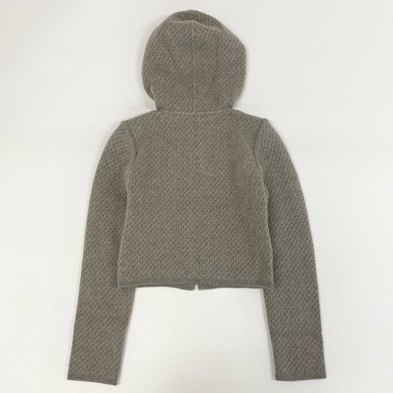 8h4【極美品】FOXEY フォクシー ダブルジップ カシミヤニットパーカー SEA BREEZE PARKA サイズ38 ベージュ レディース カシミアk02i