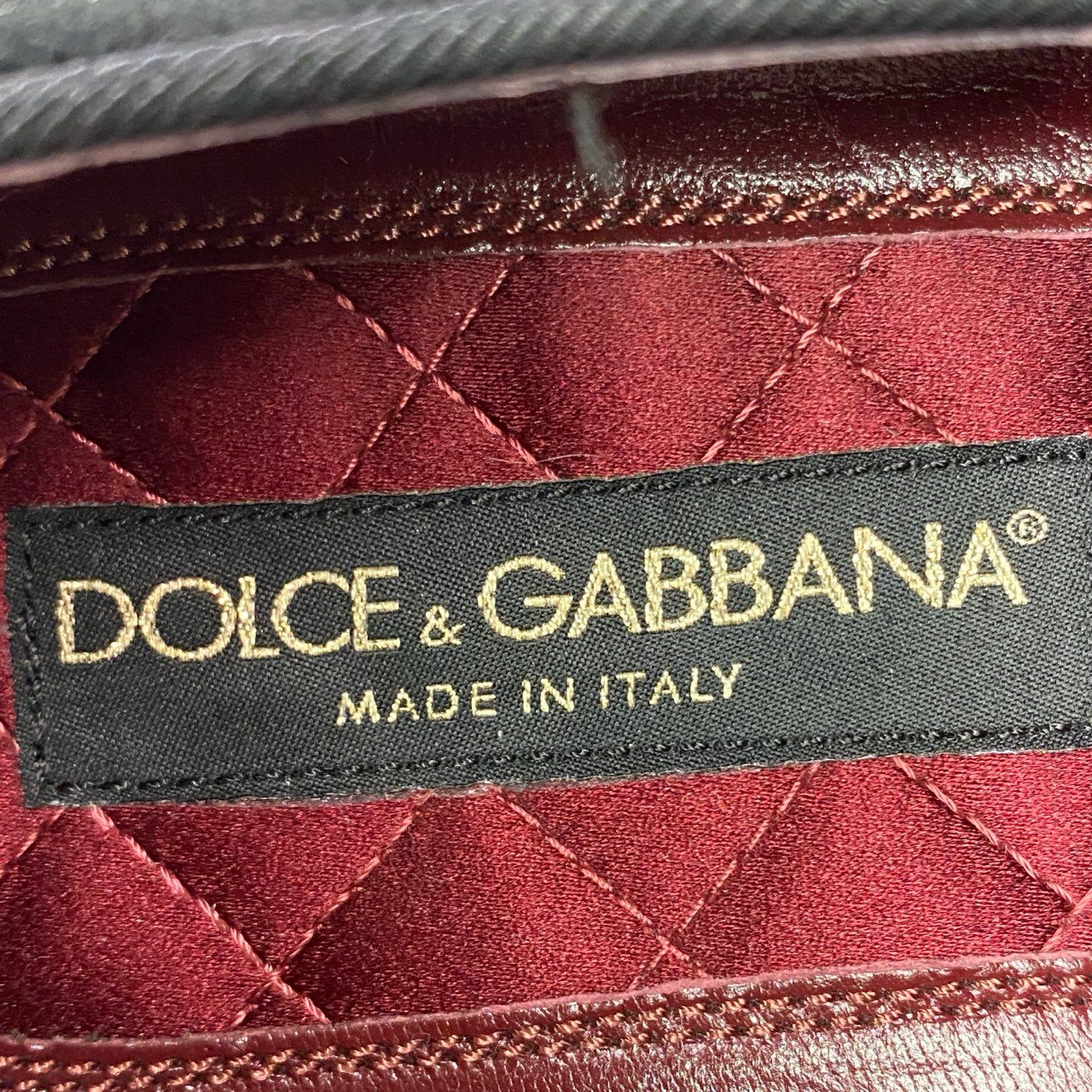 8b14 DOLCE&GABBANA ドルチェアンドガッバーナ バタフライ刺繍 オペラシューズ 7 ブラック ベロア 蝶 スリッポン ローファー D&G ドルガバ イタリア製