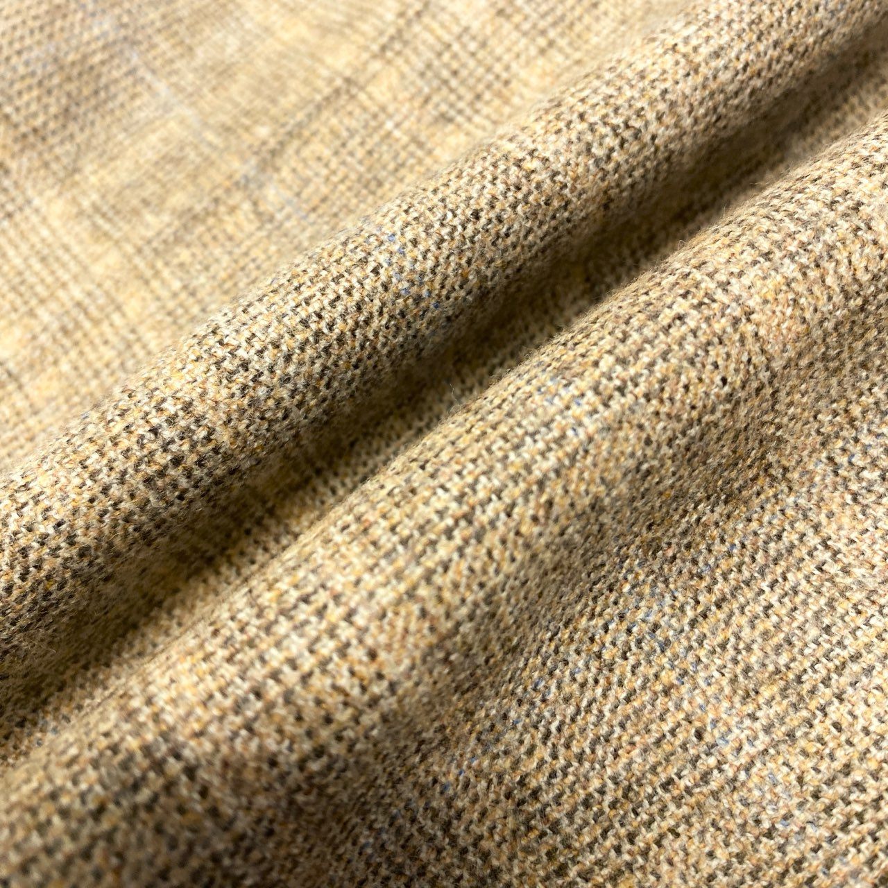 76a28 Vintage Brioni ブリオーニ FLAMINIO スーツセットアップ テーラードジャケット スラックス チェック柄 50サイズ ベージュ ウール100% メンズ 男性用u02t