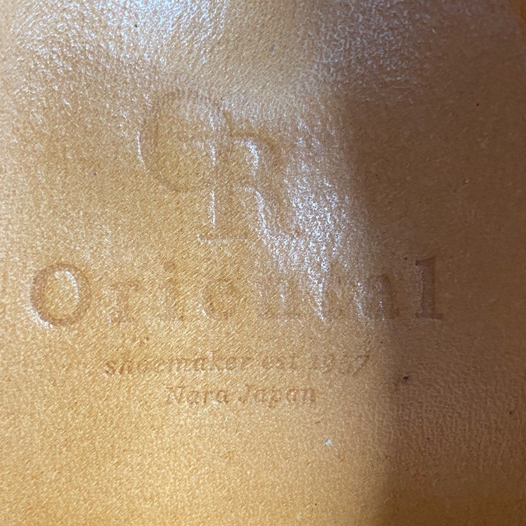 3f14 OR Oriental オリエンタル BYRON プレーントゥ レザーシューズ 3000E 6.5 ブラウン Leather 日本製 Nara Japan