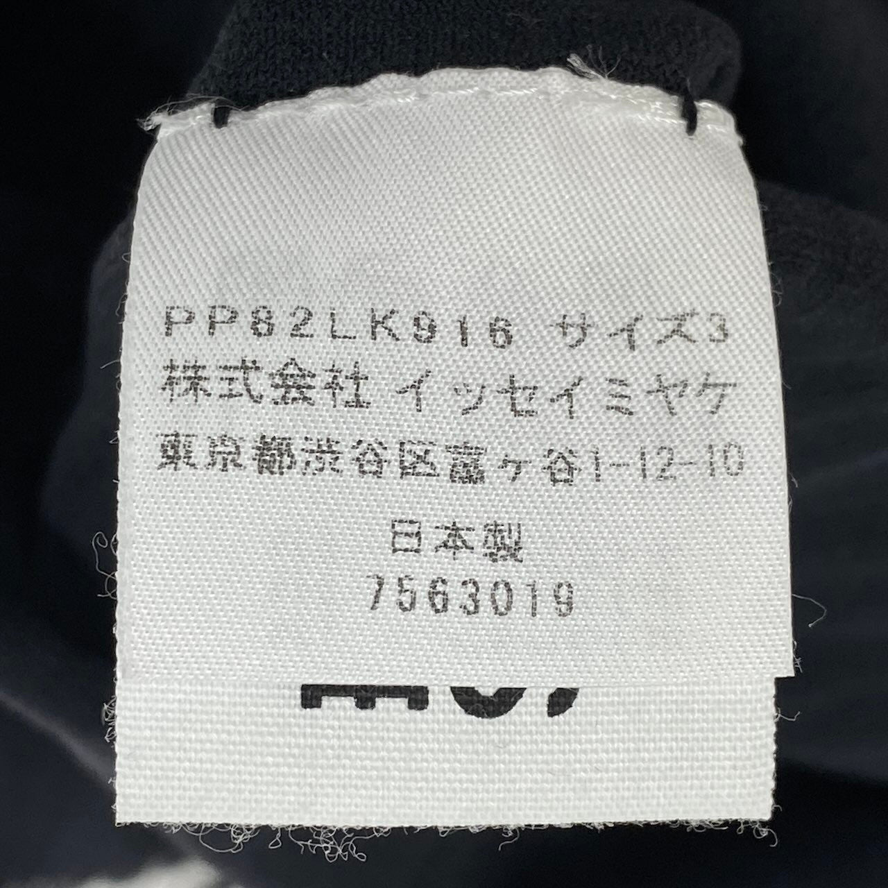 Ae11 PLEATSPLEASE ノースリーブチュニックカットソー 日本製 PP82LK916 3サイズ ブラック レディース 女性用ta1