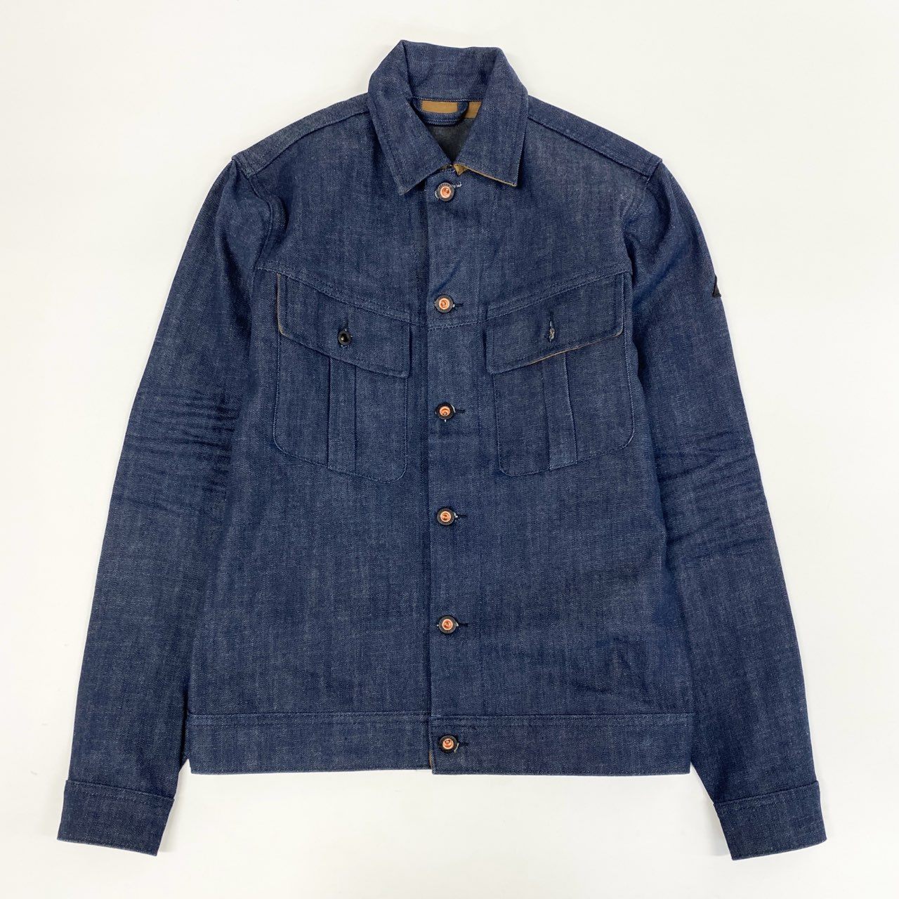 34j28 DENHAM デンハム 2019ss MILITARY DENIM DD ミリタリー デニムジャケット Gジャン  27190-2-20201 XS インディゴブルーo07t
