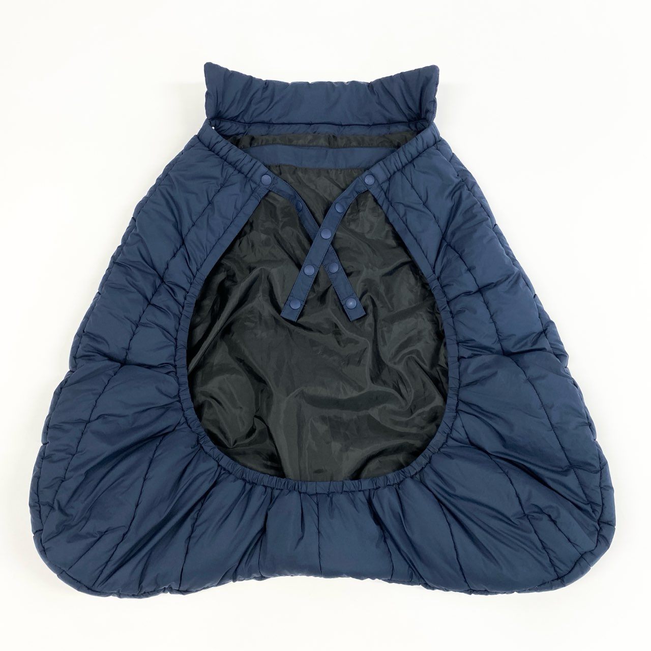 60j27《美品》THE NORTH FACE ザノースフェイス ベビーシェルブランケット ダウン 撥水加工◎ フード着脱可 NNB71901 ネイビー ベビーu02t