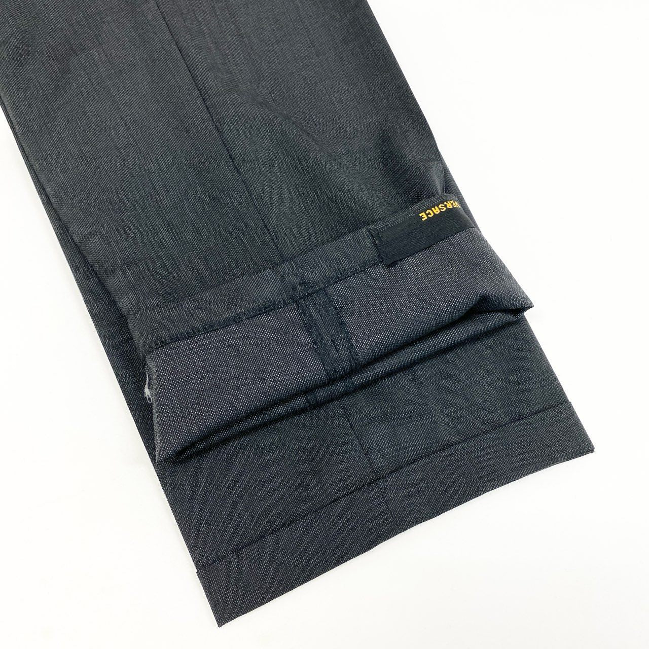 59h28 GIANNI VERSACE ジャンニヴェルサーチ セットアップスーツ テーラードジャケット スラックスパンツ ビジネス フォーマル ダークグレー ウール メンズo07t