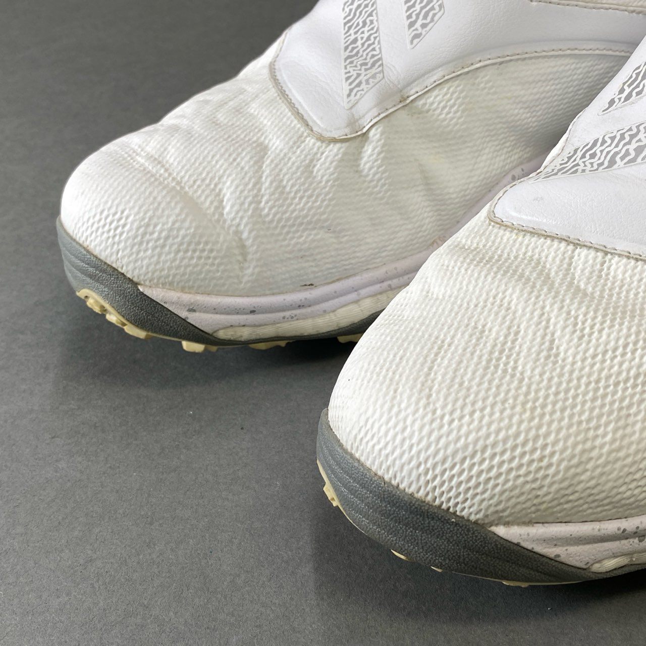 1g28 adidas アディダス Codechaos Boa 25 コードカオス ボア ゴルフシューズ 27.5cm ホワイト GOLF スポーツ ディスク スパイク