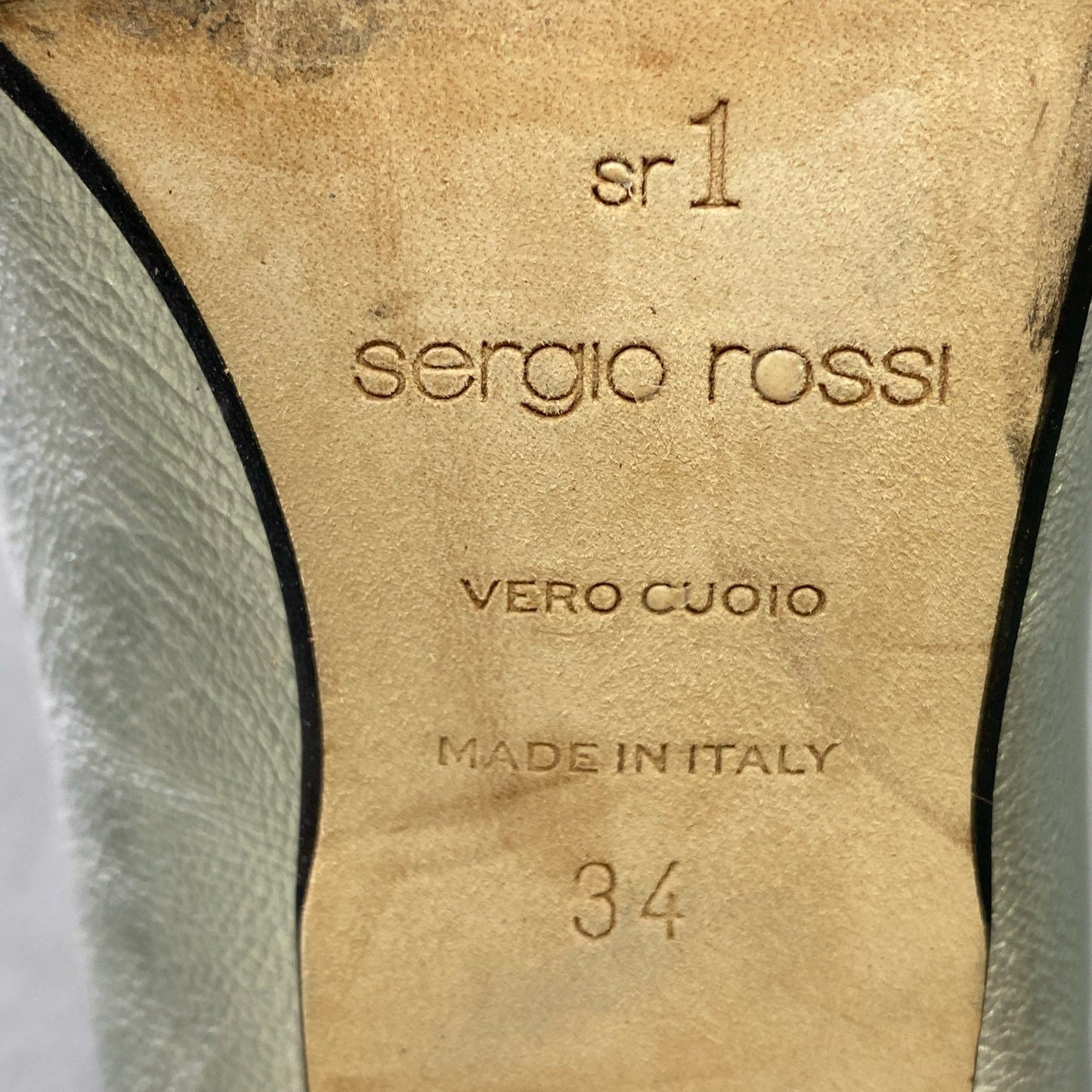 4e5 sergio rossi セルジオロッシ SR1 デニム バックル ミュール パンプス 34 1/2 ブルー DENIM イタリア製 サンダル レディース 女性用 シューズ 靴