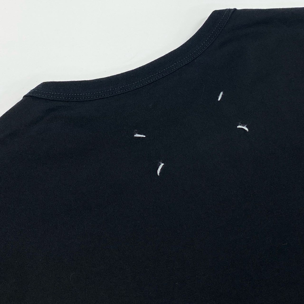 49l6 Maison Margiela メゾンマルジェラ 20SS AIDS エイズTシャツ チャリティ S51GC0482 XS ブラック TEE カットソー イタリア製