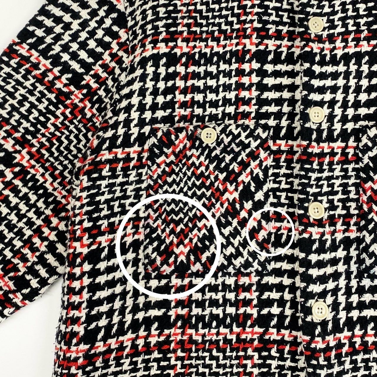 33i25 《美品》WAX LONDON ワックス ロンドン シャツジャケット 長袖シャツ バスケットチェック オーバーサイズ Mサイズ マルチカラー メンズk02i
