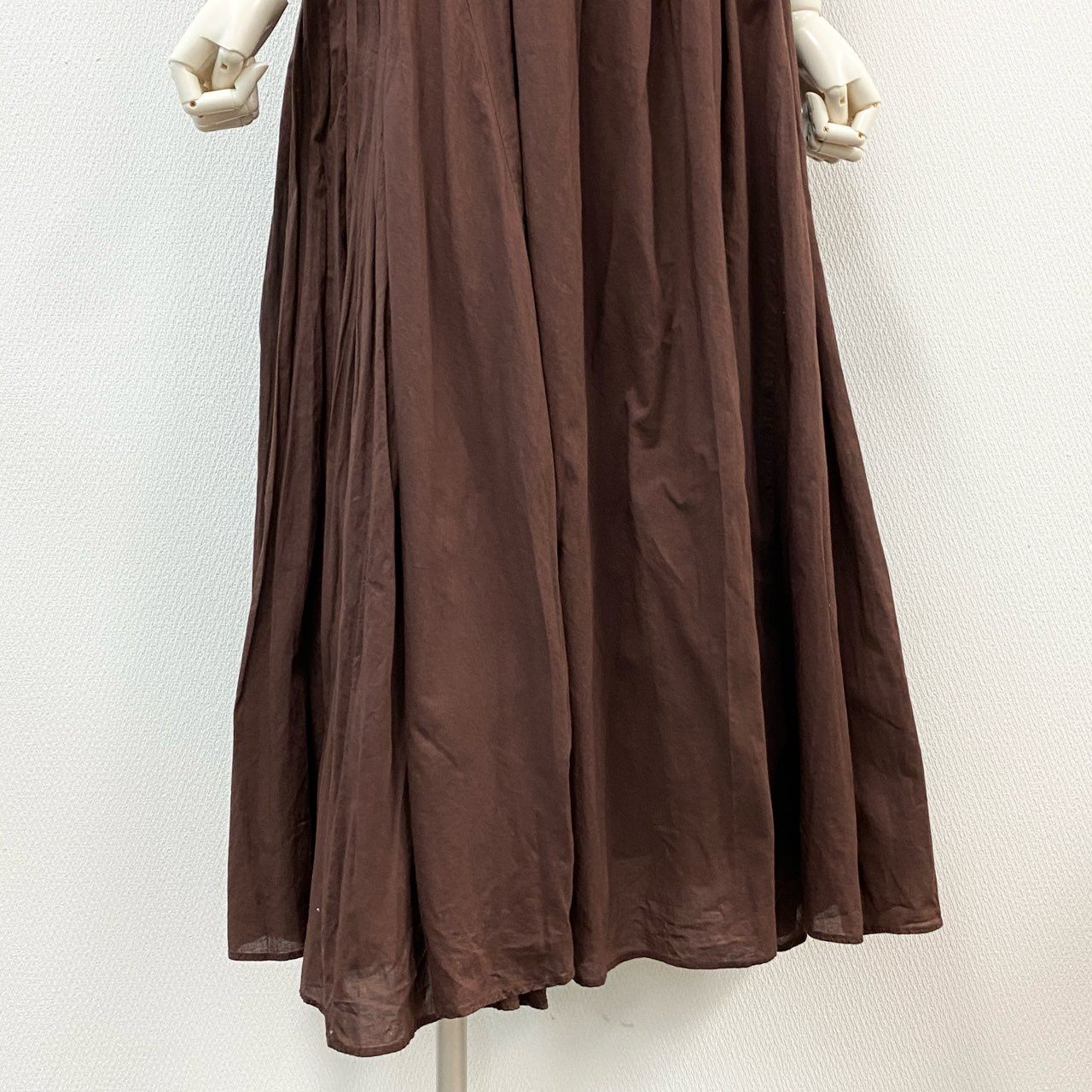 53j17 MARIHA マリハ シンデレラのドレス ノースリーブ ロングワンピース スクエアネック Cacao ブラウン レディース 女性用 3211244017 36 コットンu02t