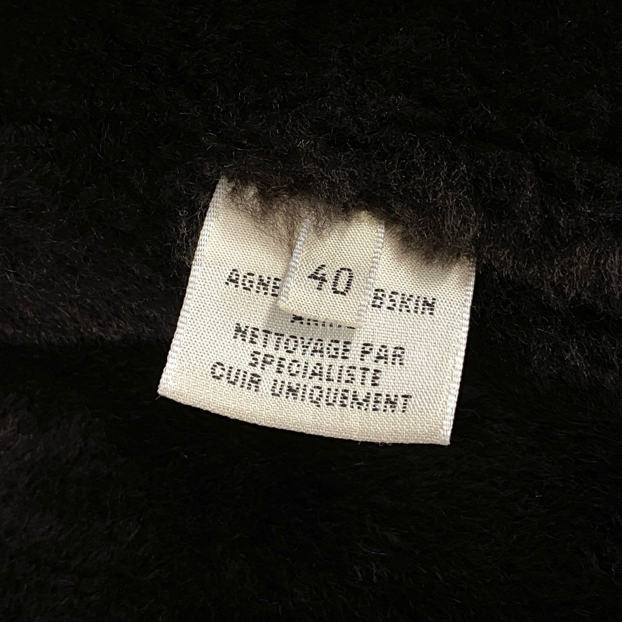 53e7 【マルジェラ期】HERMES エルメス ムートンロングコート ストールパーツ付き サイズ40 ブラウン ムートン メンズ Margiela year mouton coat 00's